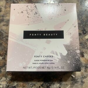 Fenty Beauty Suede Waterproof Powder Blush - “Lolly Poppy” Never Opened